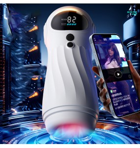 MIKJ - Meow Suction Interactive Moaning AI Masturbator Cup (Smart APP Model - Chargeable)